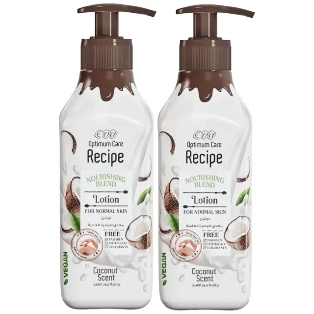 EVA Optimum Care Nourishing Blend Lotion 370mlx2 Pieces