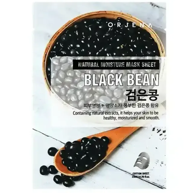 Orjena Natural Moisture Mask Sheet Black Bean 23ml