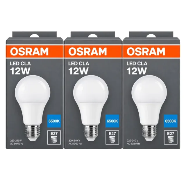 Osram LED Bulb 12W E27 Daylight 3 Pieces