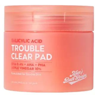 Mom's Bath Recipe Salicylic Acid Trouble Clear Pad 60 Pads