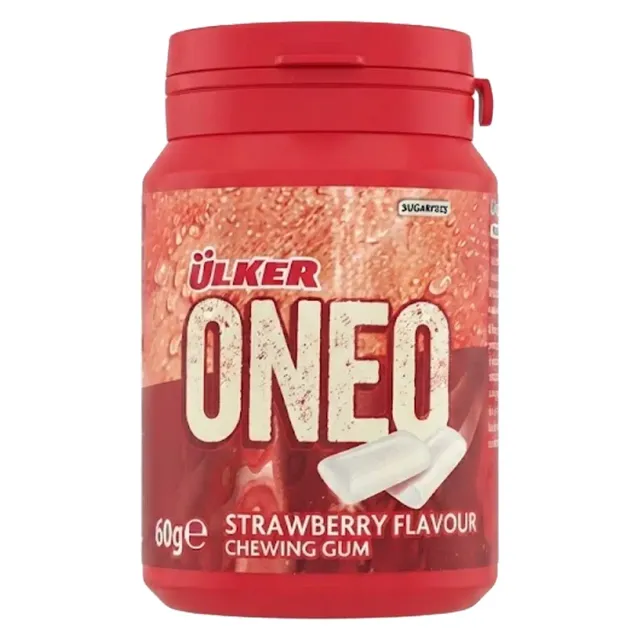 Ülker Oneo Strawberry Flavour Chewing Gum 60g