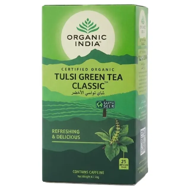 ORGANIC INDIATULSI GREEN TEA 32.4GM