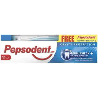 Pepsodent Germicheck Toothpaste With Tooth Brush 150g