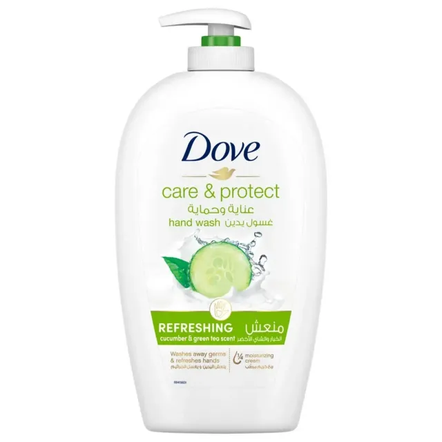 DOVE H/WASH CUCUMBER & G.TEA500ML