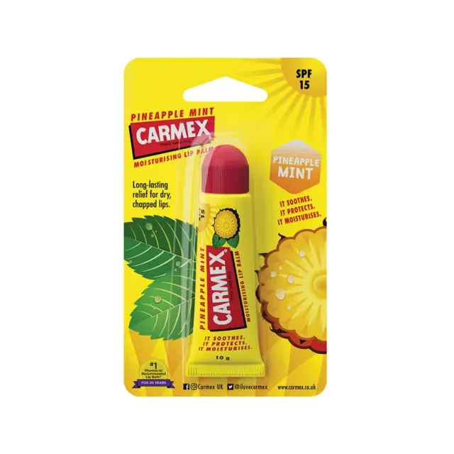 Carmex Pineapple & Mint Lip Balm Tube 10g