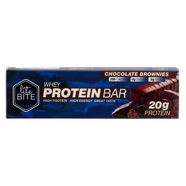 Lite Bite Chocolate Brownie Whey Protein Bar 70g