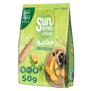 SUNBITES OLV&OREGANO BREAD BITES 50G