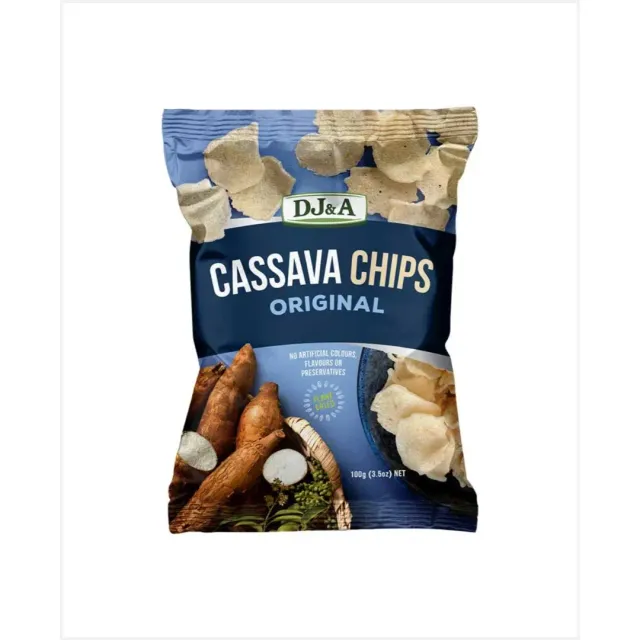 Dj&A Cassava Chips Original 100g