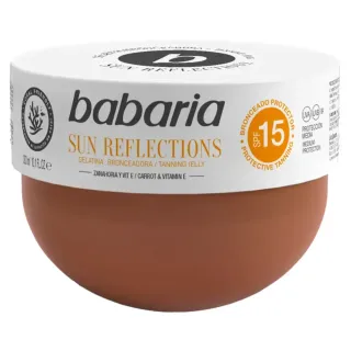 Babaria Sun Reflections Tanning Jelly with Carrot & Vitamin E Spf 15 300ml
