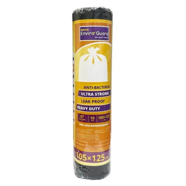 Enviro Garbage Bags 105 x 125cm Black 67 Gallon