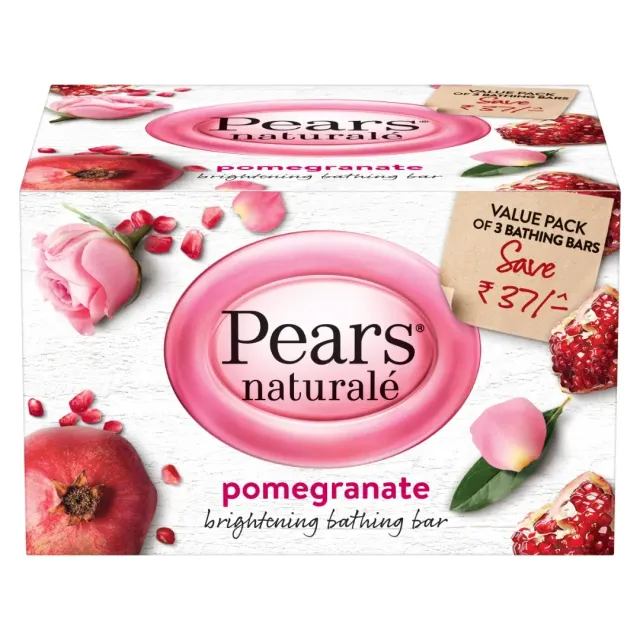 Pears Naturale Pomegranate Brightening Bar Soap 125g