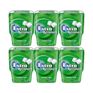 Wrigley Extra Refresher's Sugarfree Gum With Spearmint Flavor 67gx6 Pieces