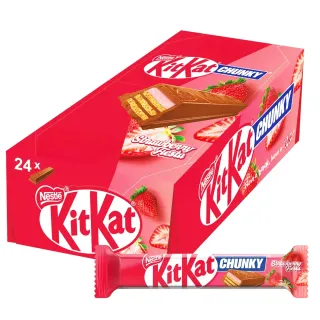 KitKat Chunky Strawberry Fiesta 41gx24 Pieces