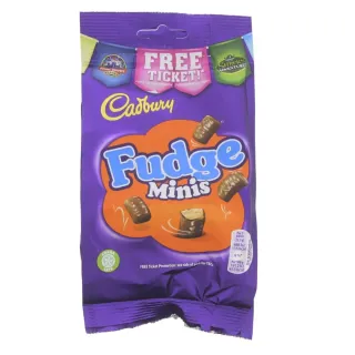 Cadbury Fudge Minis 120 g