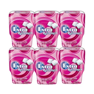Wrigley's Extra Refresher Bubblemint Flavor Sugar Free Gum 67gx6 Pieces