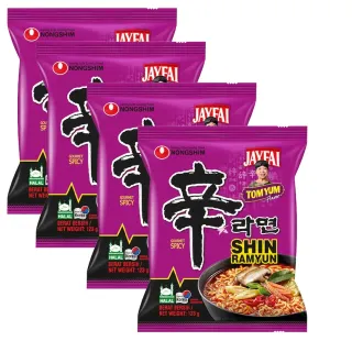 NongShim Shin Ramyun With Tomyum Flavour 123gx4 Pieces