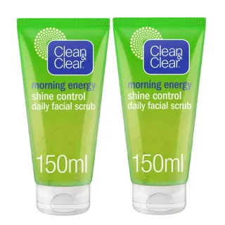 Clean & Clear Morning Energy Facial Scrub Shine Control 150mlx2 Pieces