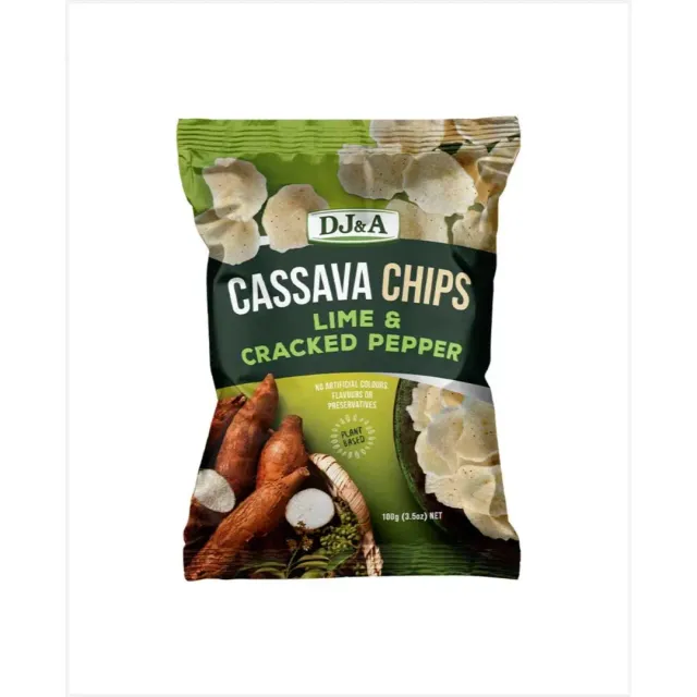 Dj&A Cassava Lime & Pepper 100g
