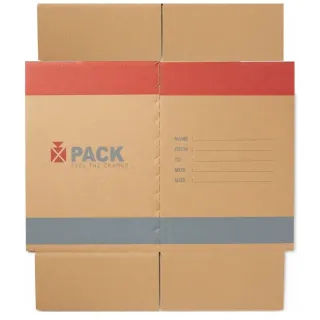 كرتون تعبئة مطبوع إكس باك متوسط 45×45×70 سم XPO4545