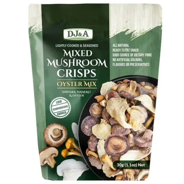 Dj&A Mixed Mushroom Crisps 150g