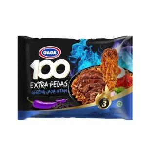 Gaga 100 Goreng Ayam Lada Hitam 85g