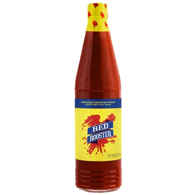 Red Rooster Hot Sauce Glass 175ml