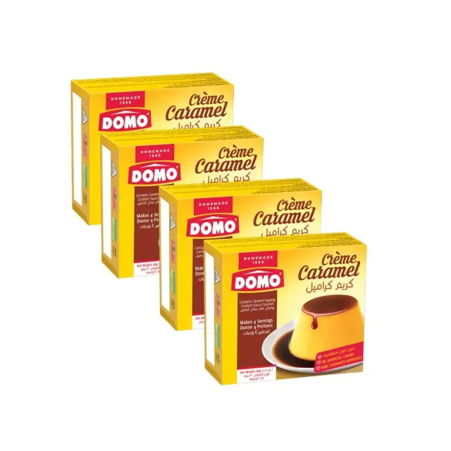 Domo Creme Caramel 80gx4 Pieces