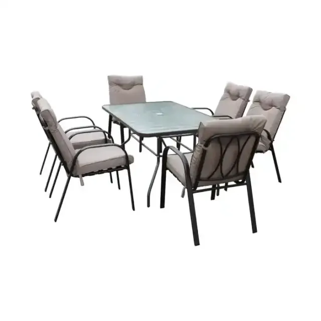 ASTORIA GARDEN PATIO SET 6PERSON CUS6P
