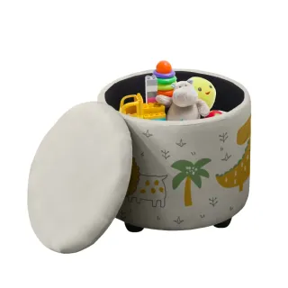 Ottoman Dinos Storage Chair Kids 38x38x24cm