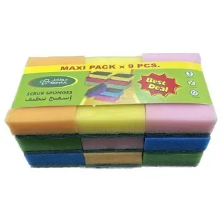 Mohajl Sponge Colored 9 Pcs 9091