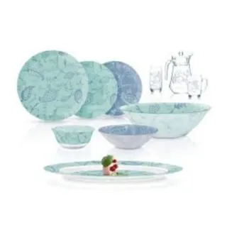 Luminarc Dinner Set Simply Seascape 12 Pcs