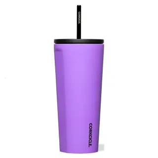Corkcicle Cold Cup with Straw Purple 710 ml