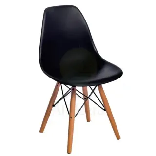 Mq Plastic Mf Chair Black 455-Neg