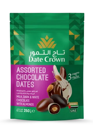 ديت كراون شوكولاتة بالحليب وداكنة 250 جم