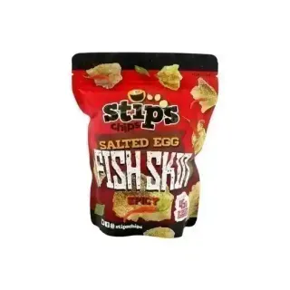 Stips Chips Saltd Egg Fish Skin Spicy45G