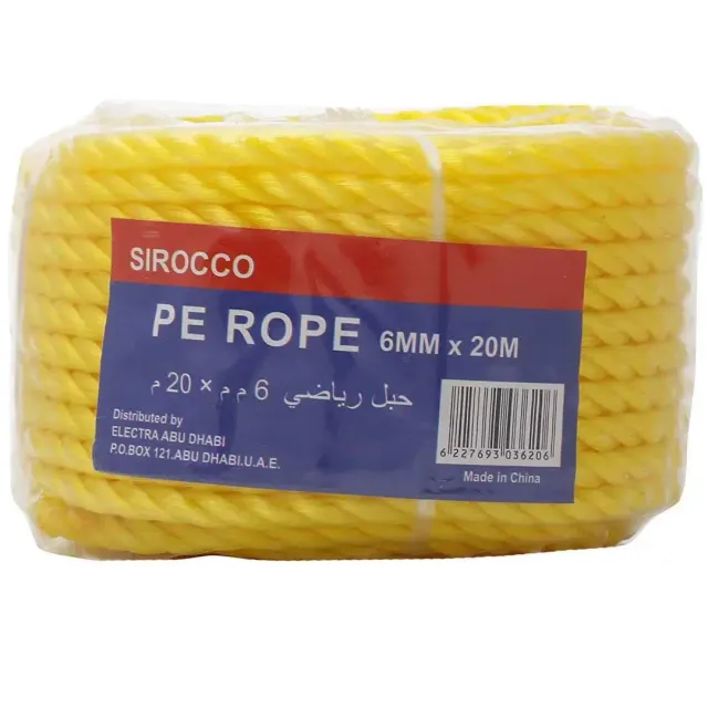 Sirocco PE Rope Coil Assorted Color 6mmx20m
