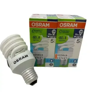 Osram Minitwist Bulb 20W E27 2Pcs