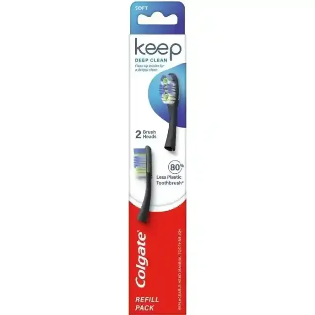 Colgate Keep Deep Clean Refill Brush Head Toothbrush