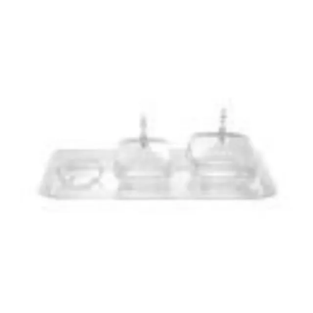 Vague Acrylic Date Bowl Set 42.5 x 15 cm