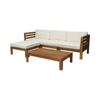 Oakley Wooden Sofa Set St. Maxim