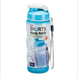 Lock & Lock Bottle Sports Handy with Carry Strap 500 ml Blue