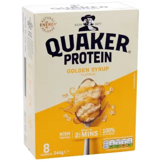 Quaker Oat So Simple Golden Syrup 100% Wholegrain Protein Oats 43g x 8