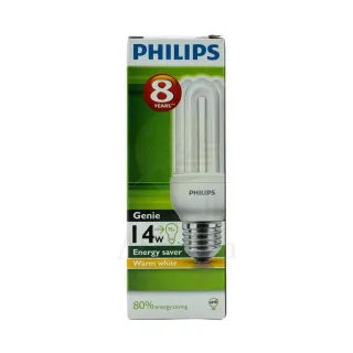 Philips Genie Light Bulb E27 Warm White 14 W