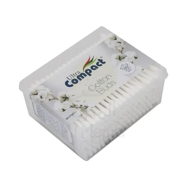 Ultra Compact Cotton Buds 200 Pieces