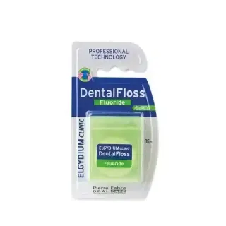 Elgydium Clinic 35m Dental Floss Mint Flavor with Fluoride, 1 Piece
