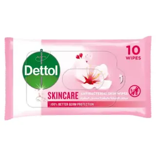 Dettol Skincare Antibacterial Skin Wipes 10's