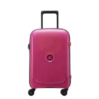 DELSEY 4W HARD TROLLEY 55CM RASPBERRY