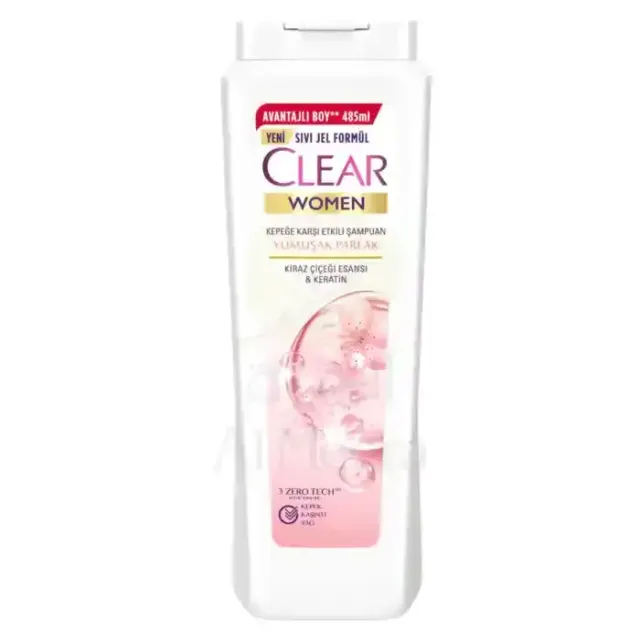 CLEAR SOFT&SHINY WOMEN 485ML
