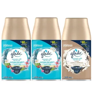 Glade Automatic Refill Ocean Escape Air Freshener 269mlx3 Pieces Special Price