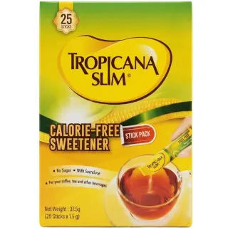Tropicana Slim Calorie Free Sweetener Stick Pack 37.5g